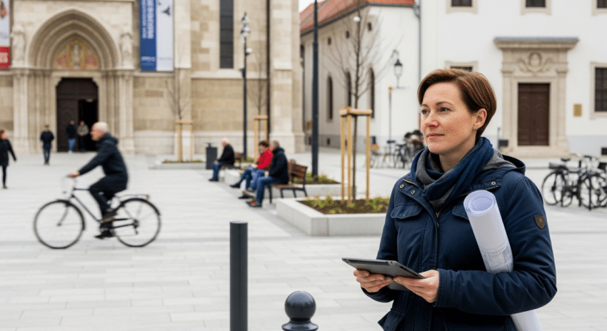 városfejlesztési módszerek magyarország tervező Szombathely megújult belvárosában